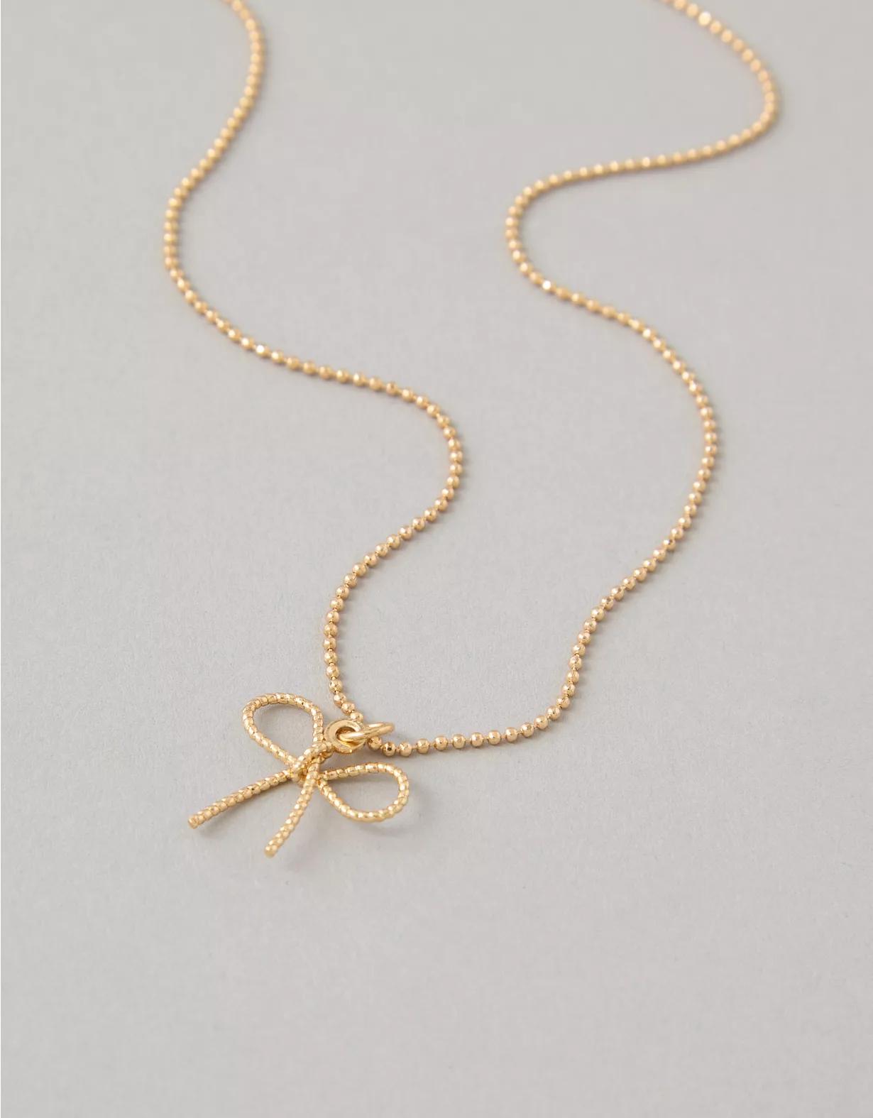 AEO Bow Necklace Product Image