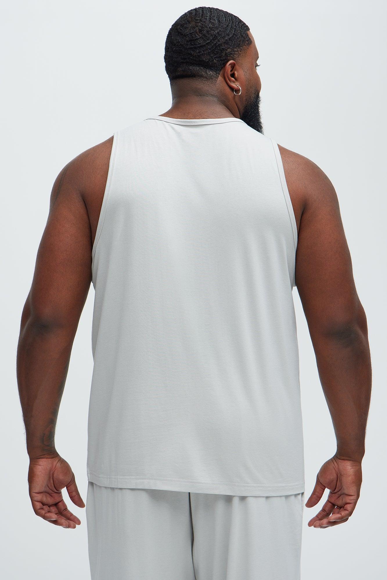 Essential Modal Lounge Tank - Grey Product Image