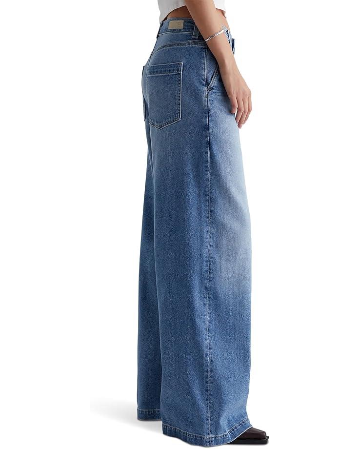 Stella Mid-Rise Wide Leg Palazzo Jeans in Nautical Mile Product Image