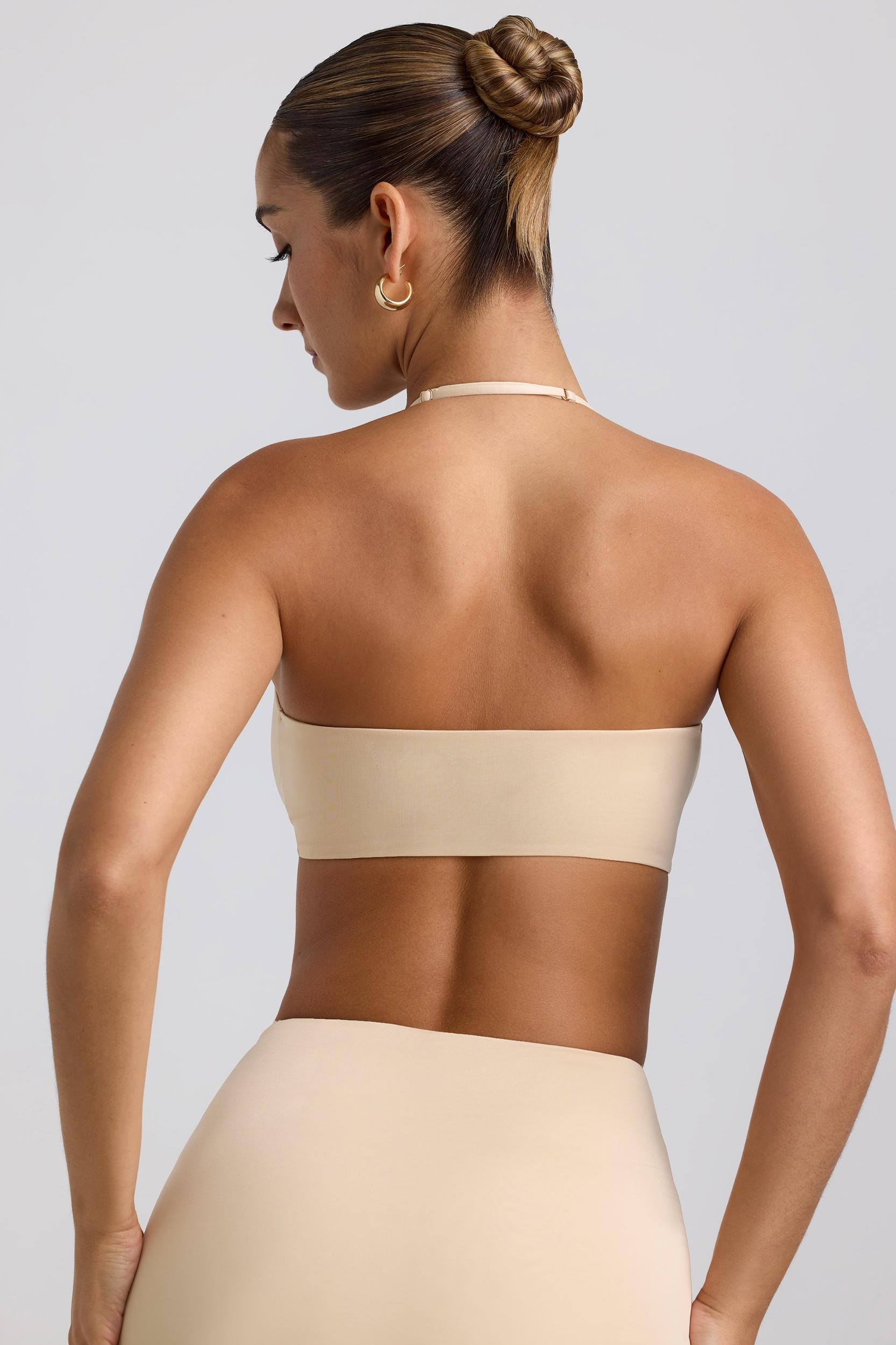 Slinky Jersey Hardware Detail Maxi Skirt in Buttercream Product Image