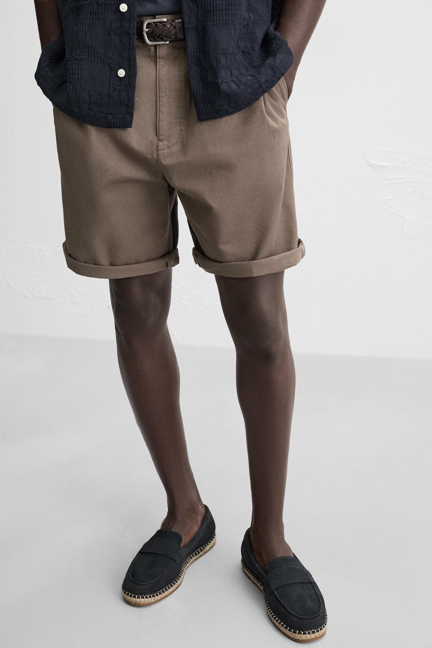 LEATHER MOCCASIN ESPADRILLES Product Image