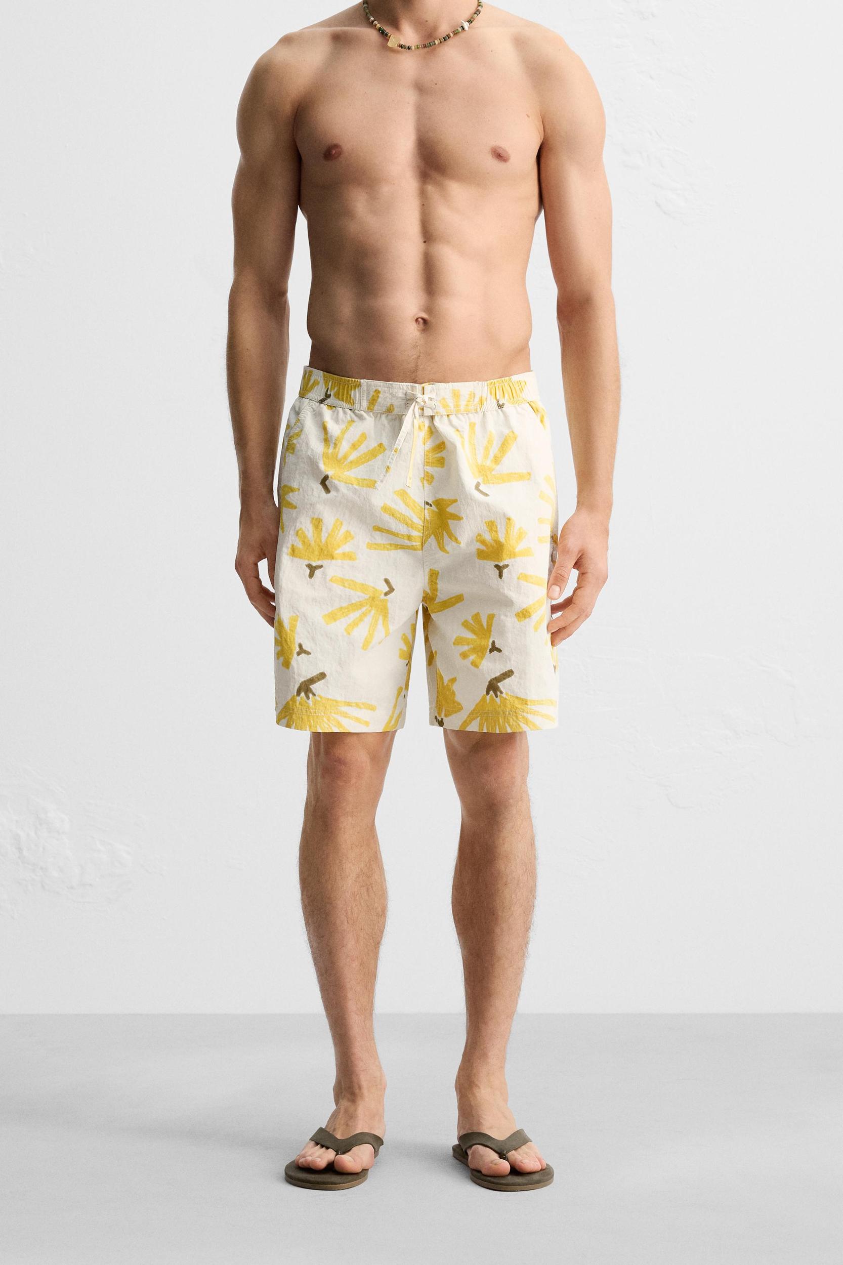 FLORAL PRINT LONG SWIMSUIT Product Image