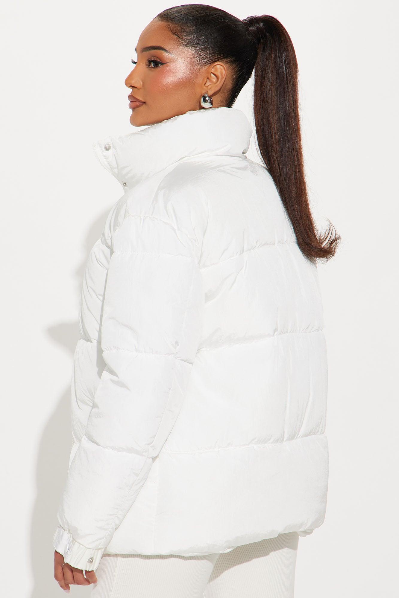 Hit The Slopes Puffer Jacket - White Product Image