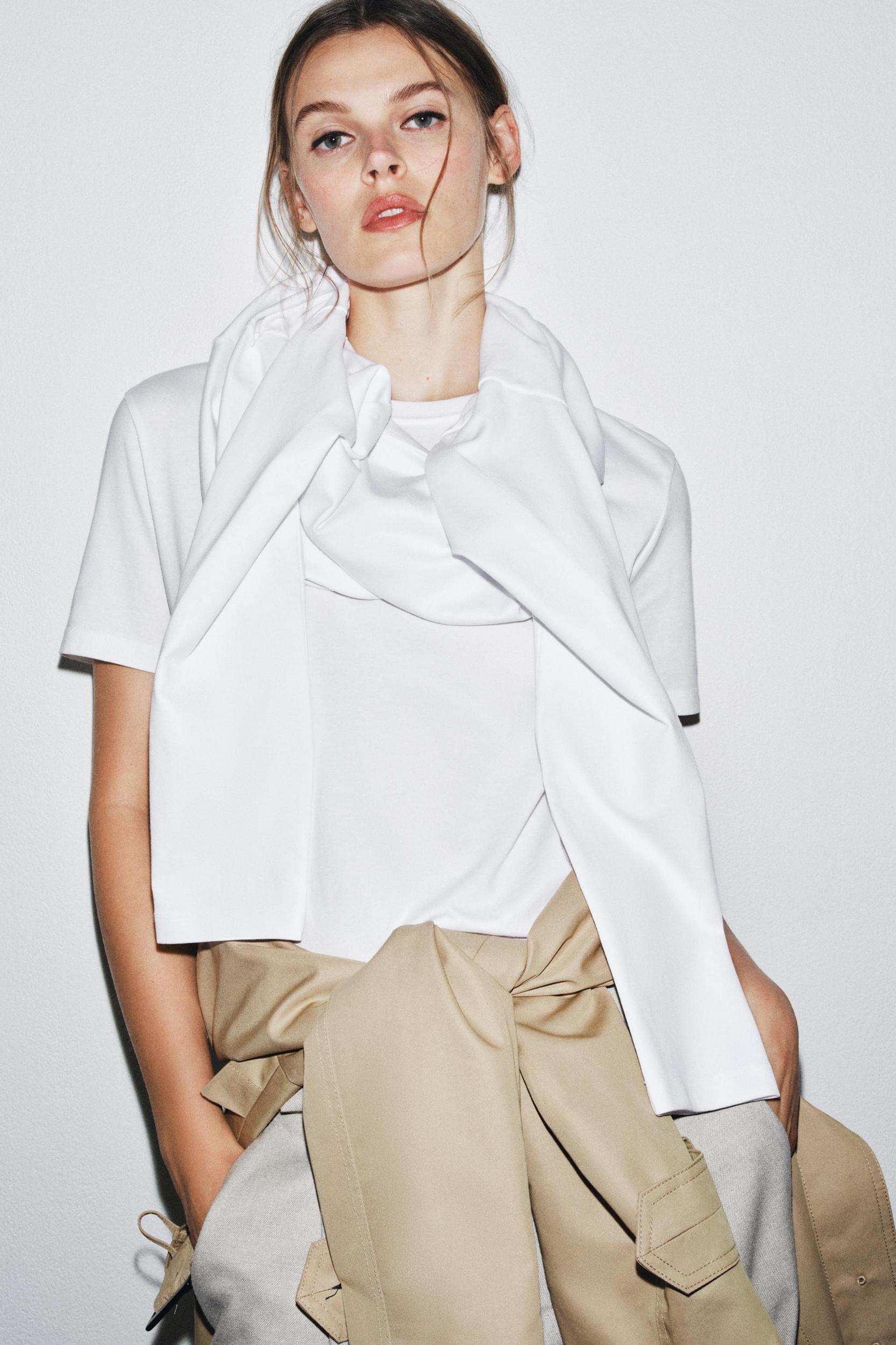 MERCERIZED COTTON T-SHIRT Product Image