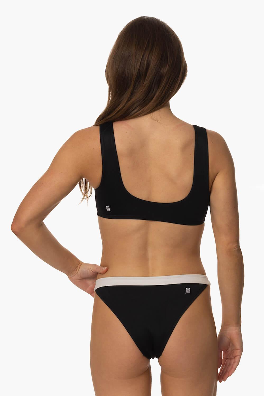 Valentina Bikini Bottom - Black & White Female Product Image
