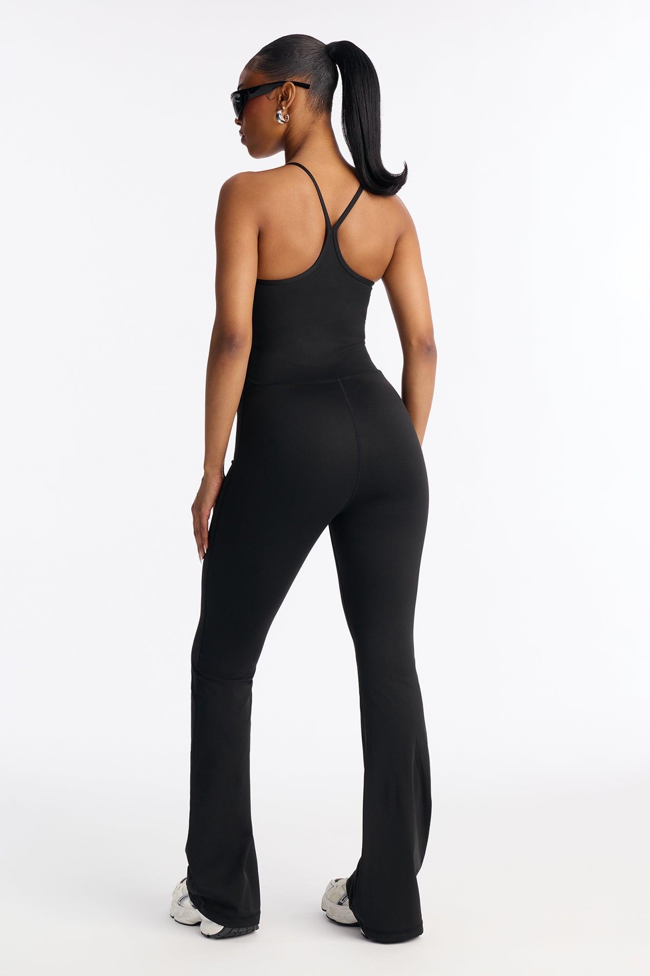 Feelin' Herself Flare Leg Jumpsuit - Black Female Product Image