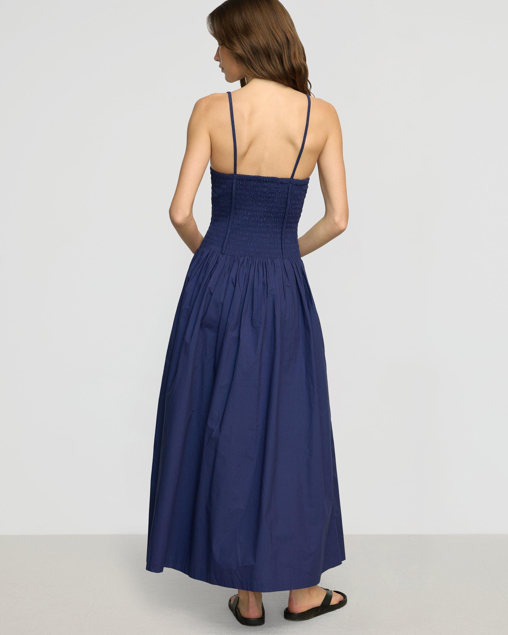 Venus Smocked Midi Dress Product Image