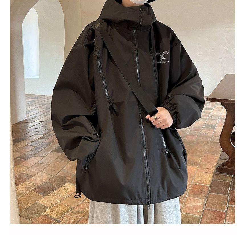 Printed Hooded Zip Jacket (Various Designs) Product Image