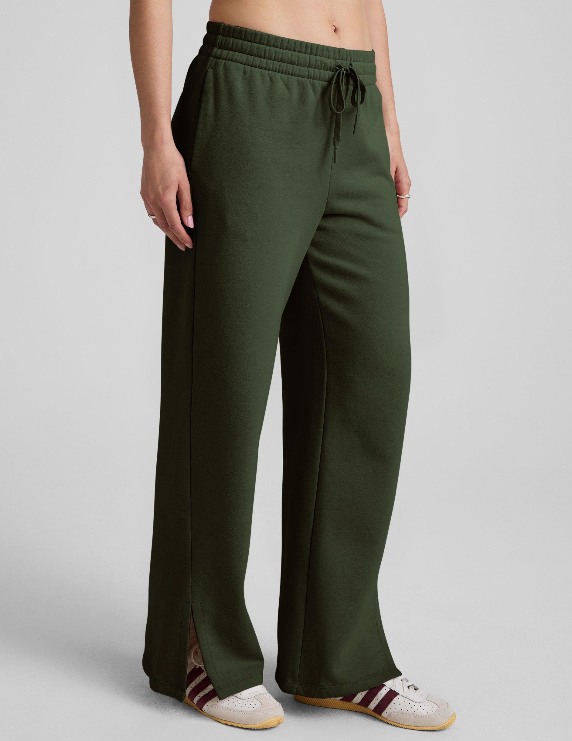 LuxeFleece Wide Leg Pant Product Image