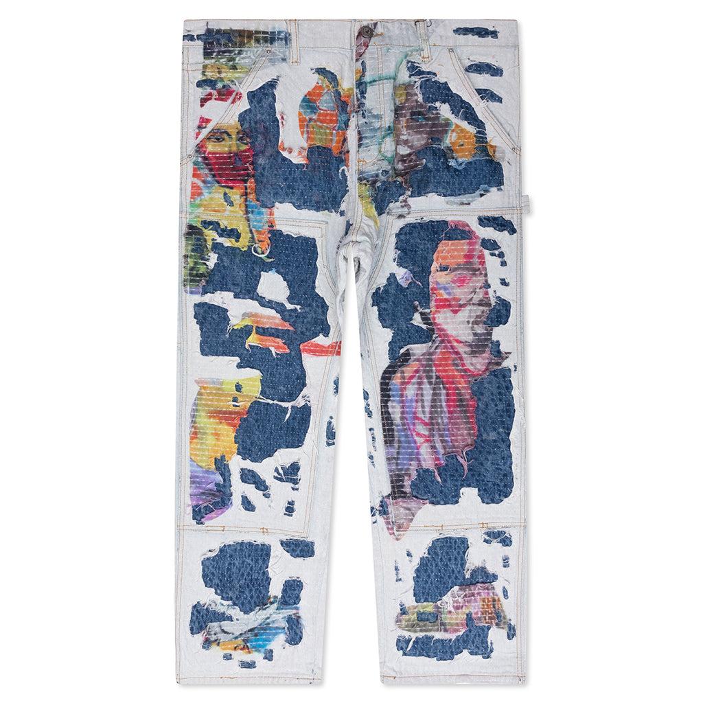 Boro Stitched Double Knee Pant - Multi Male Product Image