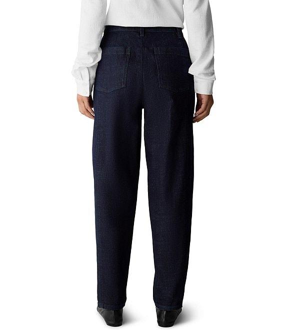 Eileen Fisher Organic Cotton Blend Stretch Denim Ankle Lantern Jeans Product Image