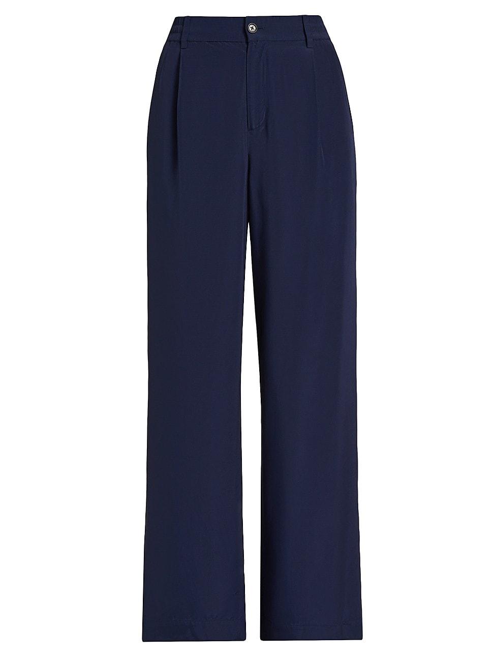 Womens Sydnie Paperbag-Waist Wide-Leg Pants Product Image