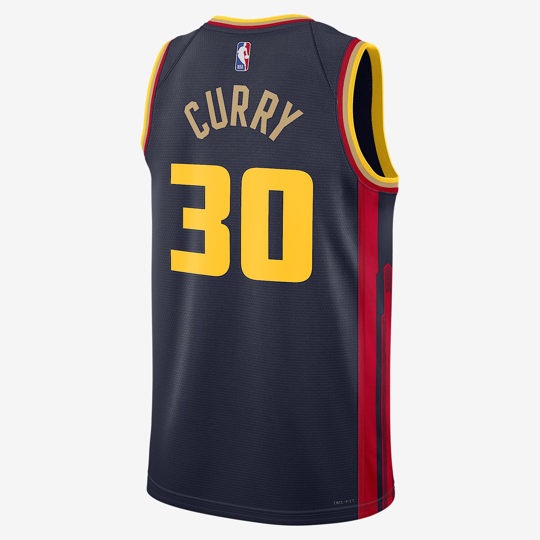 Stephen Curry Golden State Warriors 2024/25 City Edition Men's Nike Dri-FIT NBA Swingman Jersey Product Image