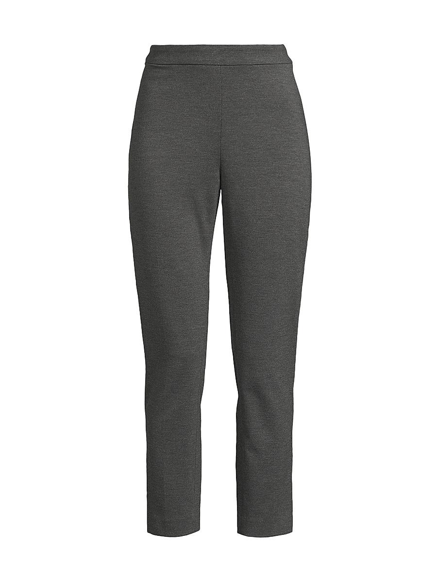 Womens Compact Knit Straight-Leg Pants Product Image