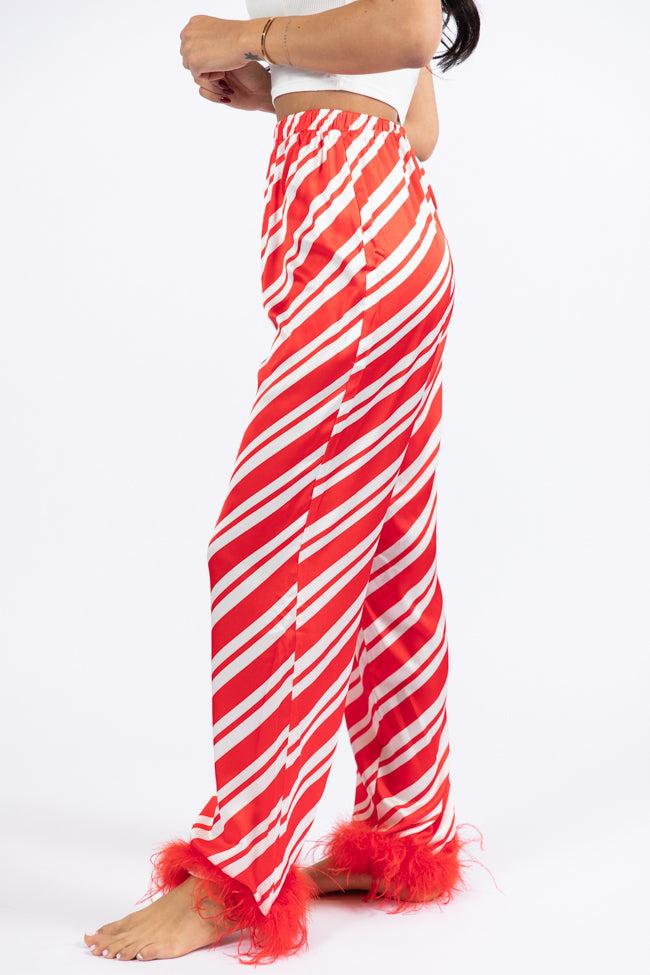 Merry Mint Satin Pajama Pants Macy Blackwell X Pink Lily FINAL SALE Product Image