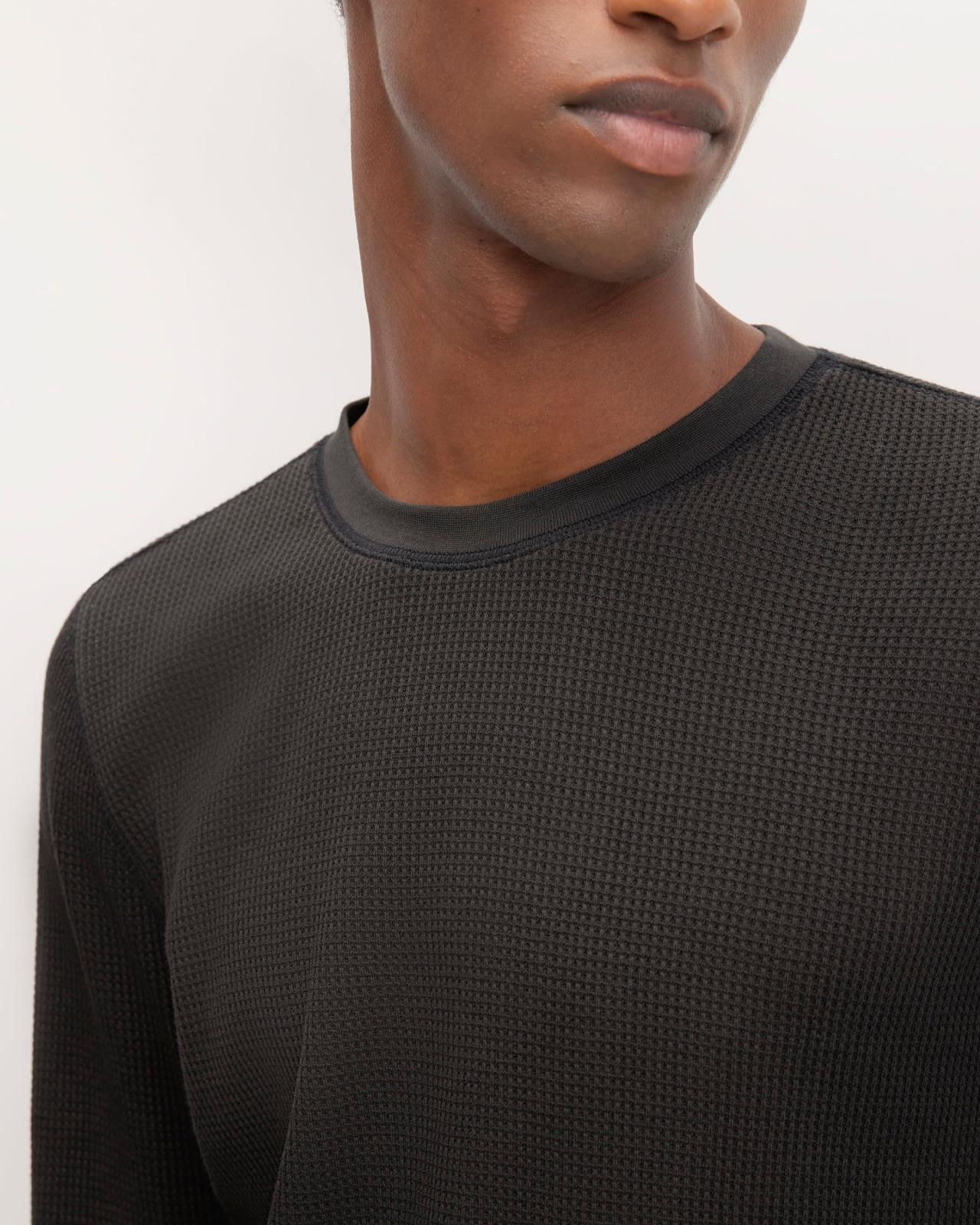 Mens Waffle Long-Sleeve Crew T-Shirt by Everlane Product Image