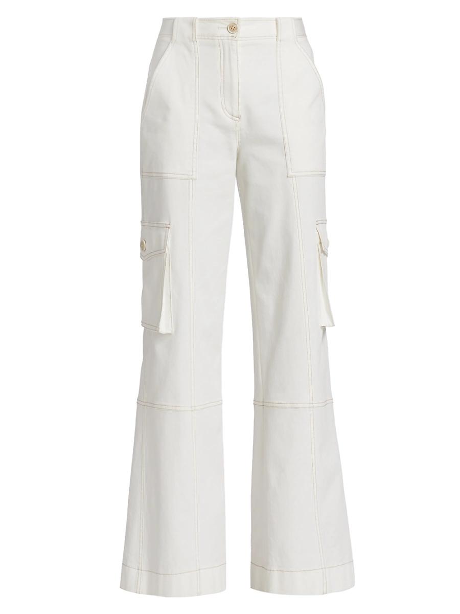 Womens Coop Flare Cargo Pants Product Image