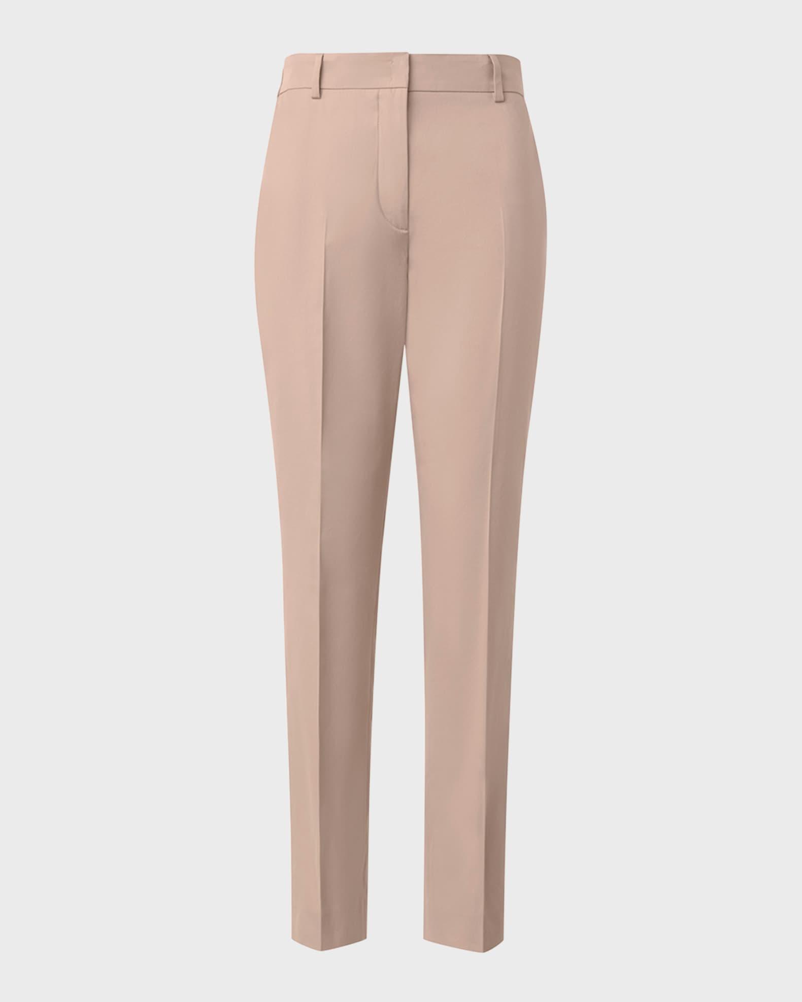 Flavin Cotton Techno Gabardine Tapered-Leg Ankle Pants Product Image