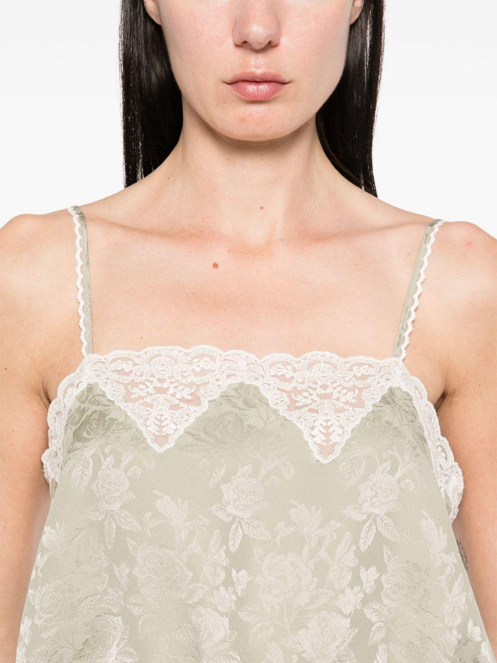 floral-jacquard top Product Image