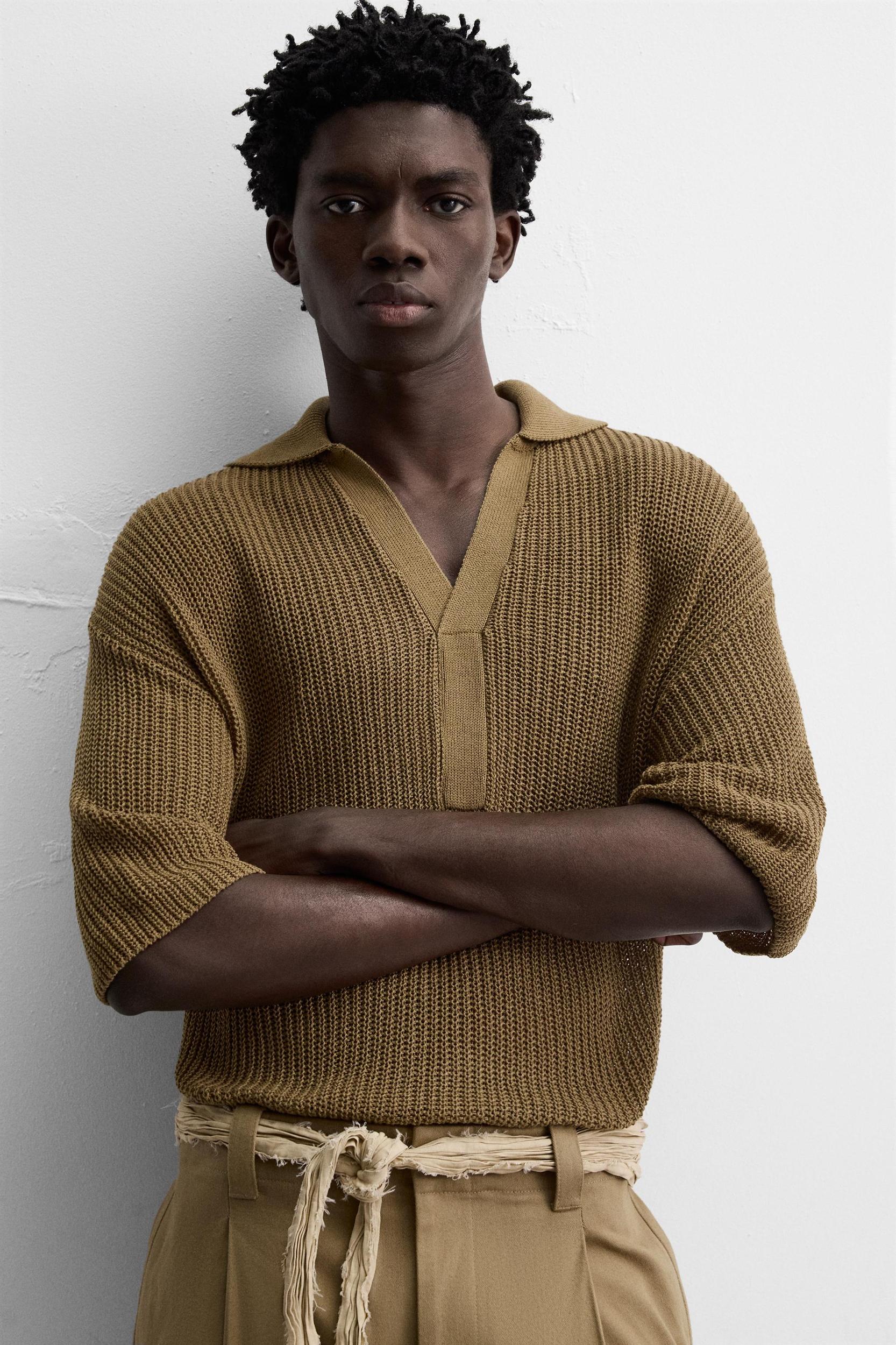 PEARL KNIT POLO SHIRT Product Image