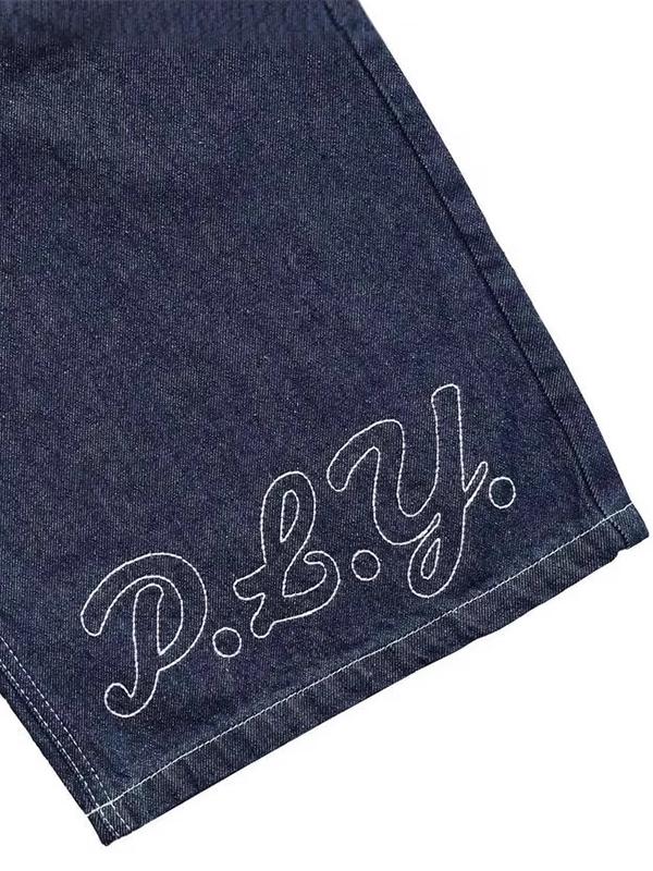 Men's Digital Denim Shorts Product Image