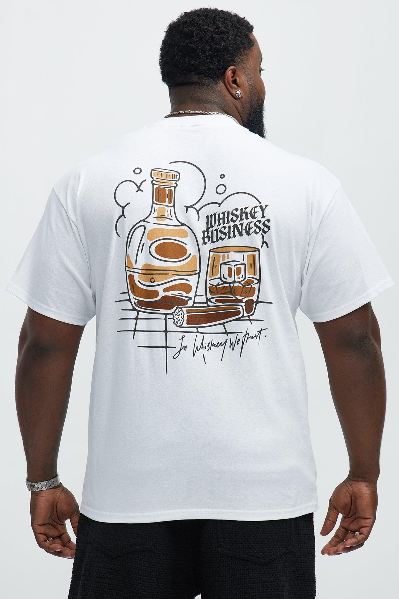 Whiskey Business Short Sleeve Tee - White Product Image