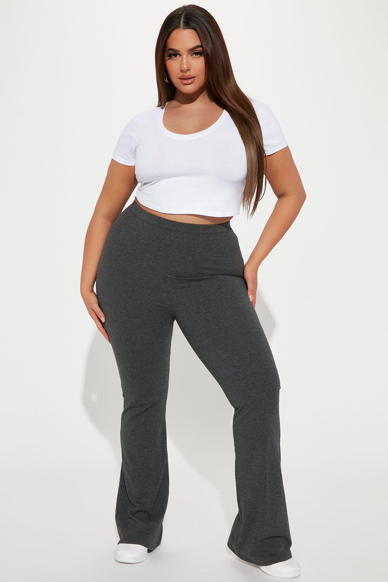 Adriana Flare Pant - Charcoal Product Image
