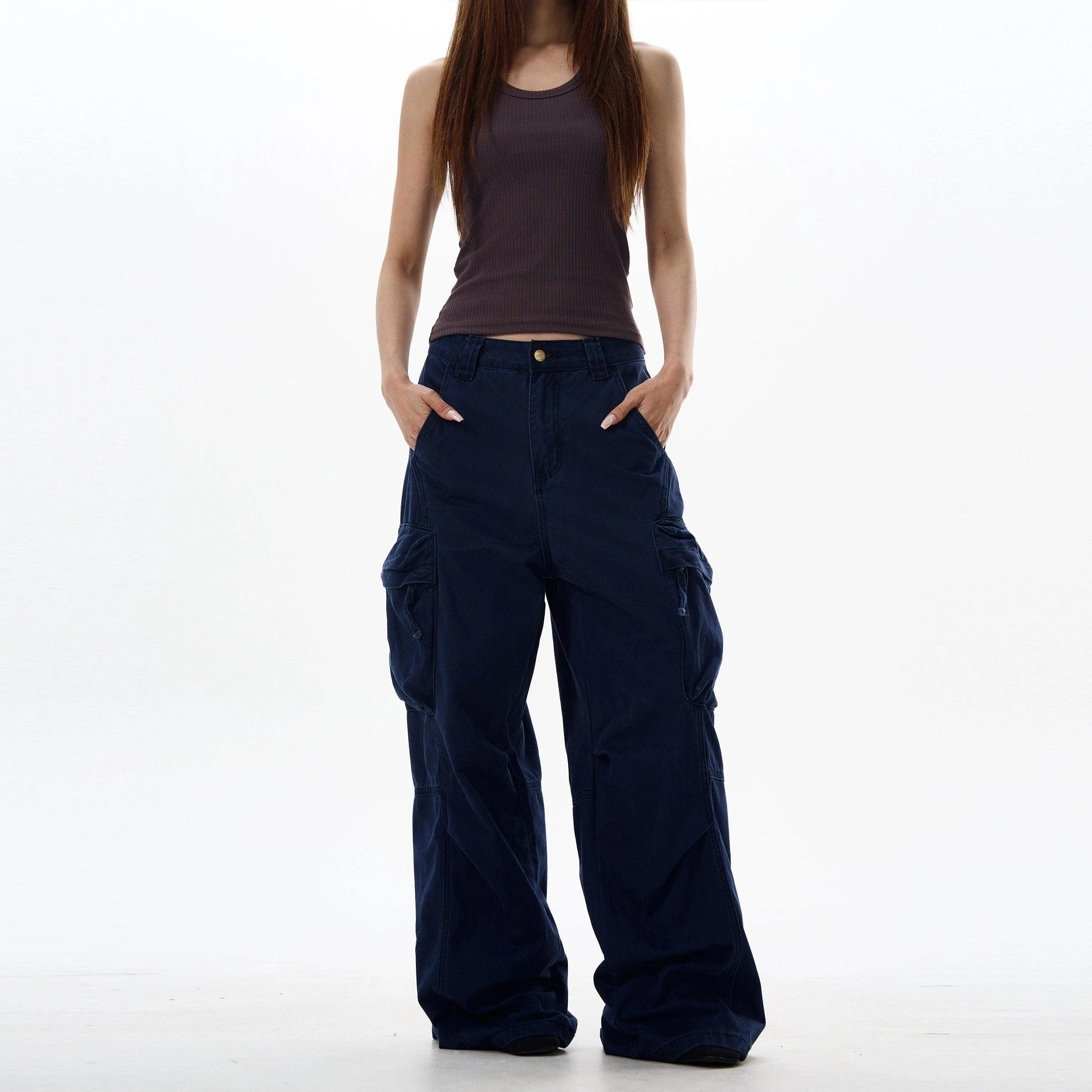 RT No. 18047 WORKWEAR CARGO STRAIGHT PANTS Product Image