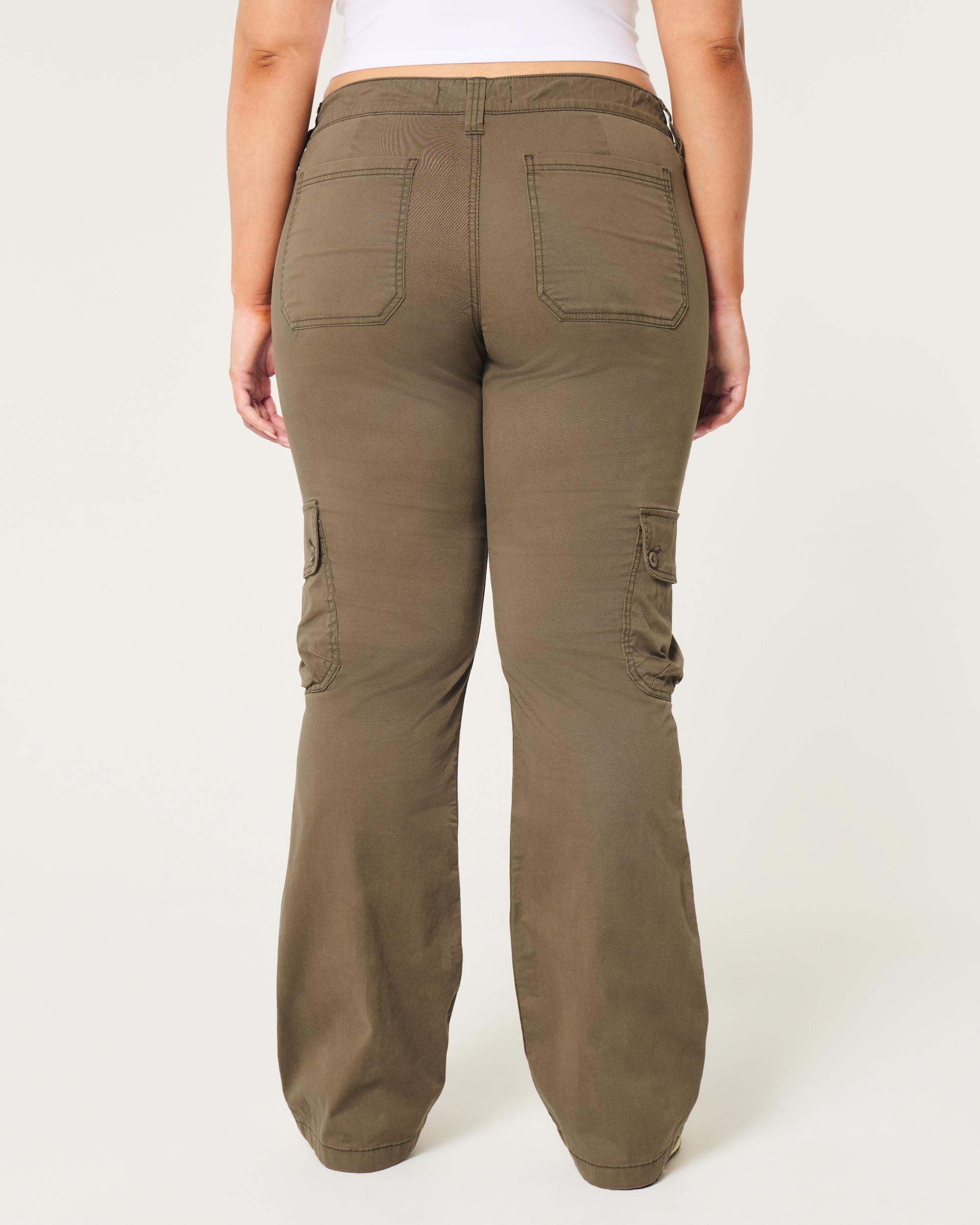 Mid-Rise Relaxed Cargo Boot Pants Product Image