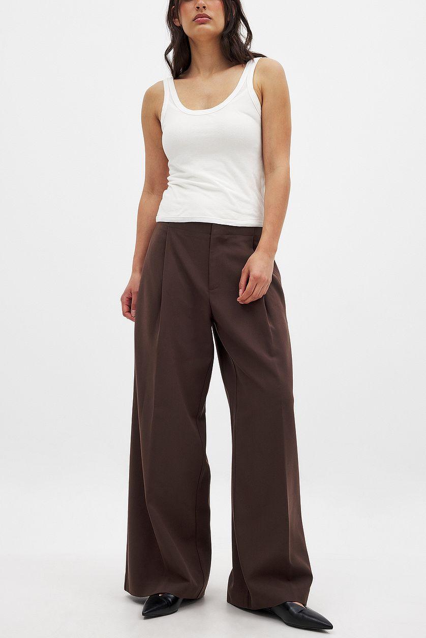 Low Waist Suit Pants Product Image
