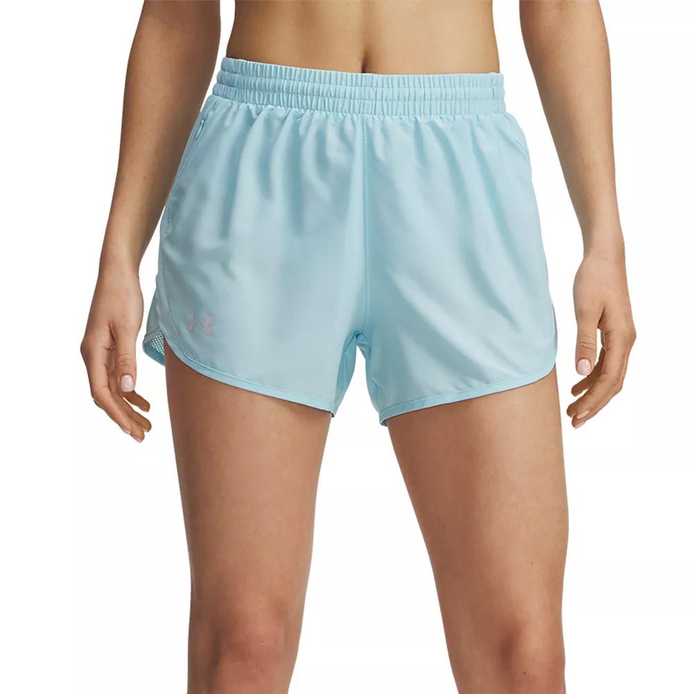 Women's Under Armour Fly-By Shorts, Size: Large, Stream Product Image