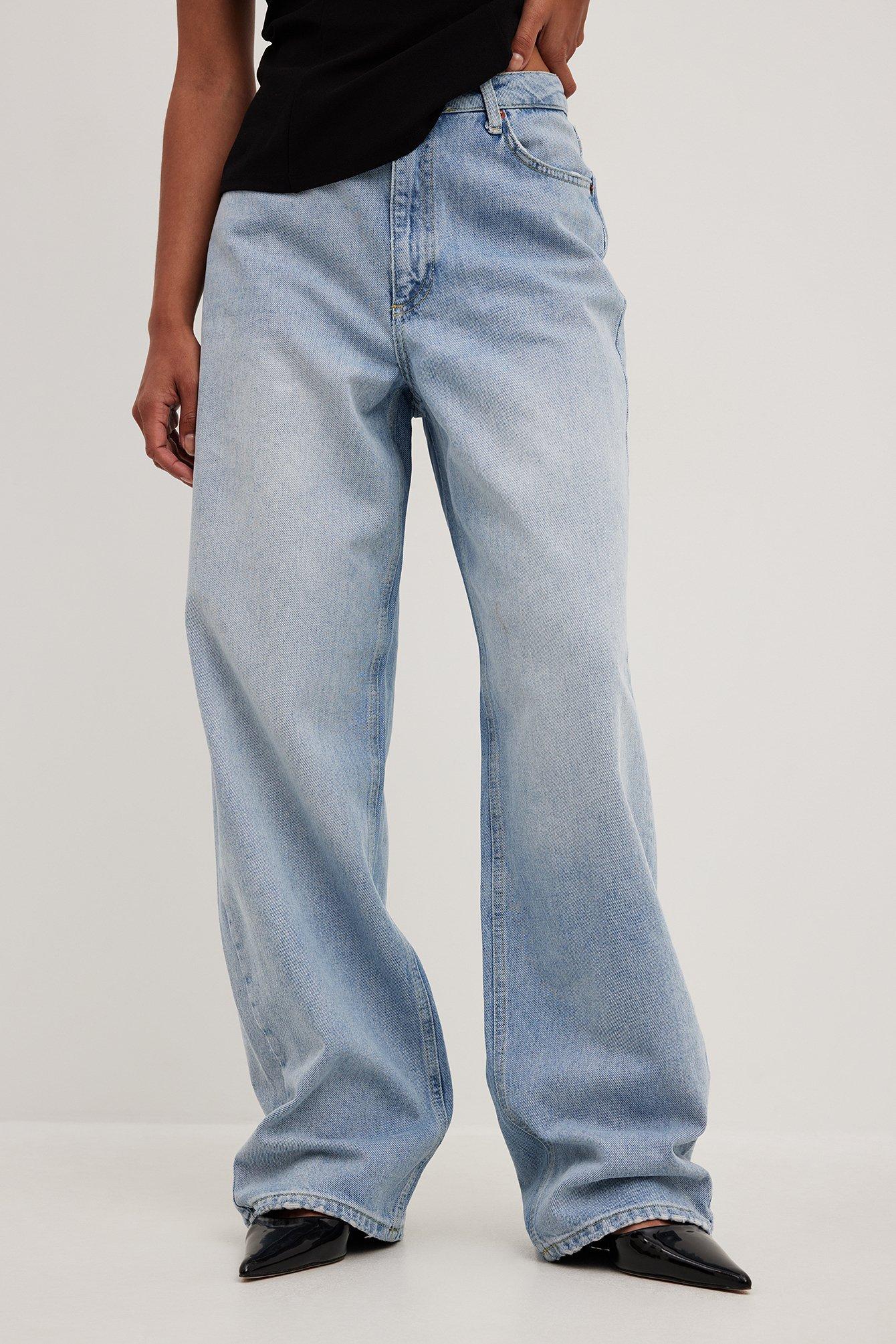 Loose Low Waist Long Jeans Product Image