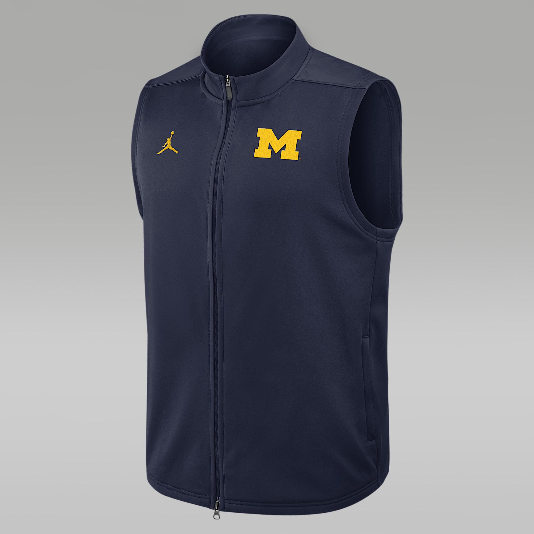 Michigan Victory Men's Jordan Brand Therma-FIT College Full-Zip Vest Product Image