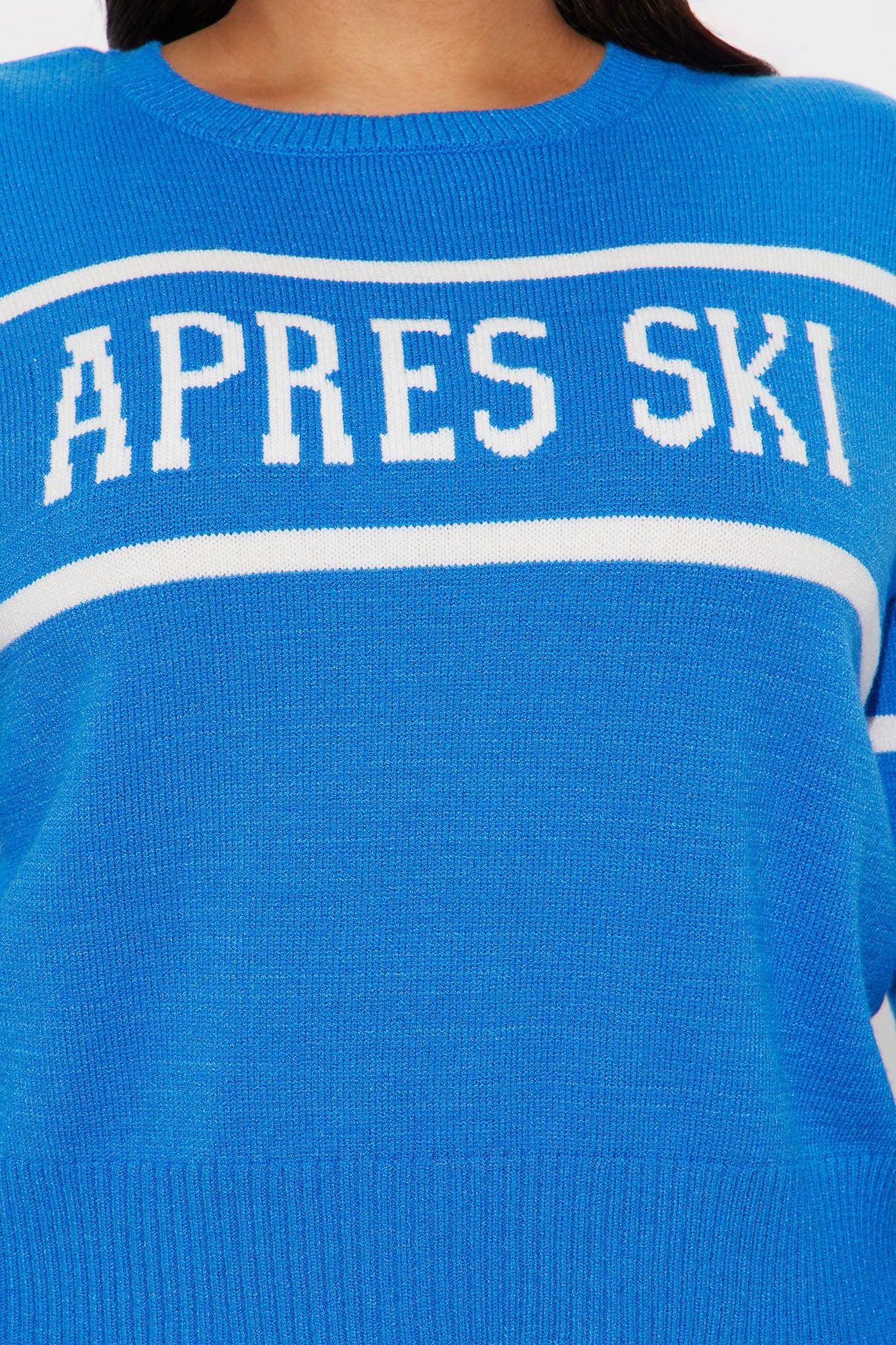 Snow Bunny Sweater Pant Set - Royal Female Product Image