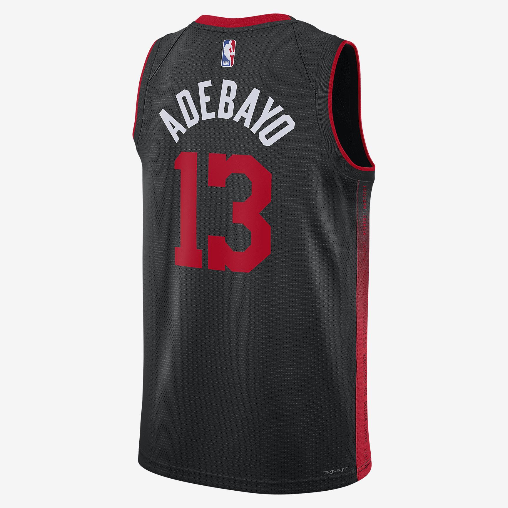 Bam Adebayo Miami Heat City Edition 2023/24 Men's Nike Dri-FIT NBA Swingman Jersey Product Image