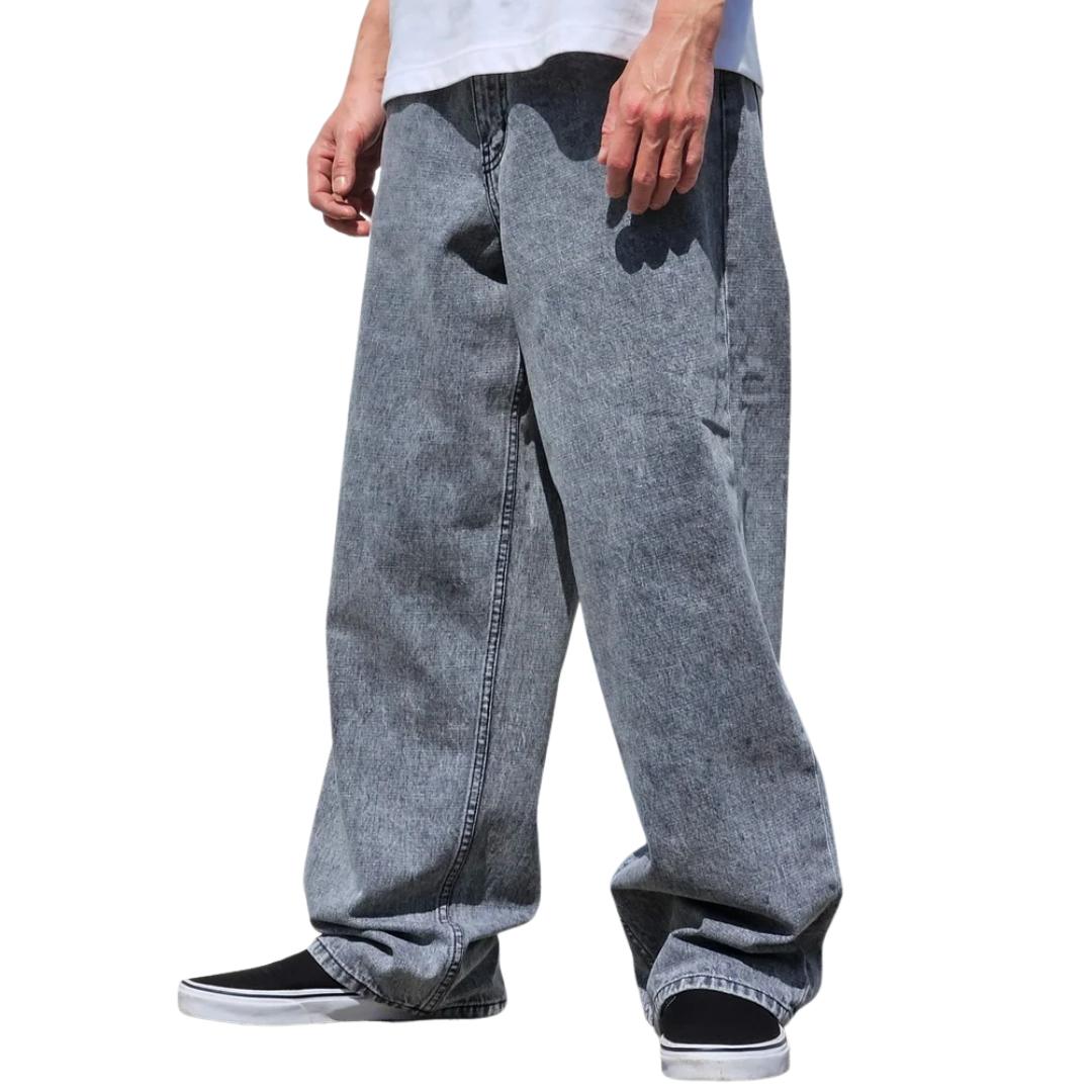 Neo Blue Baggy Pants Male Product Image