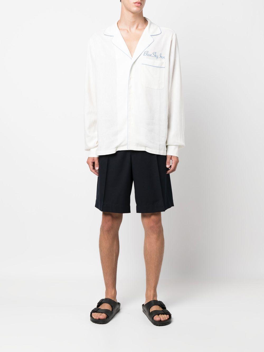 logo-embroidered shirt Product Image