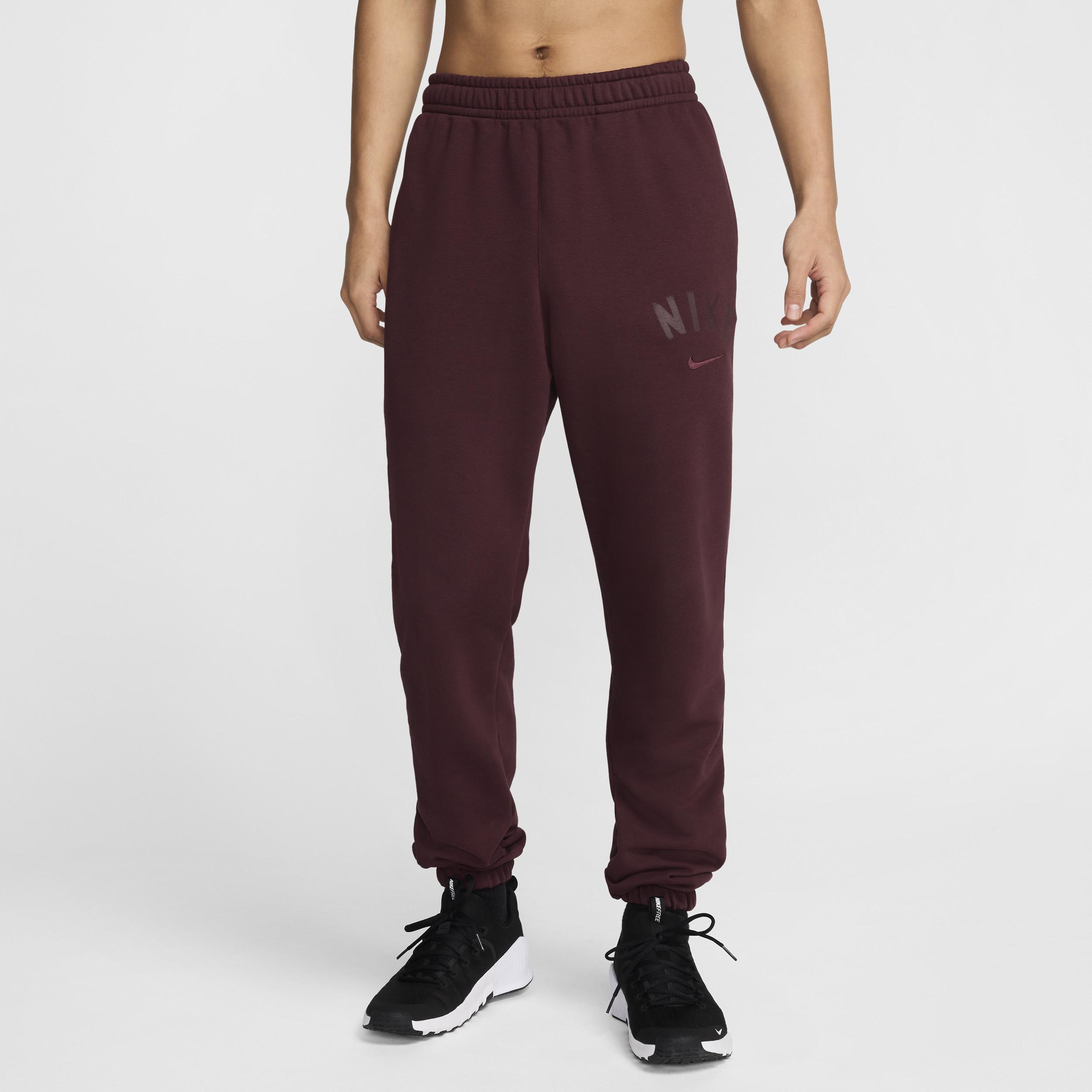 Nike Swoosh Men's Dri-FIT Fleece Fitness Joggers Product Image
