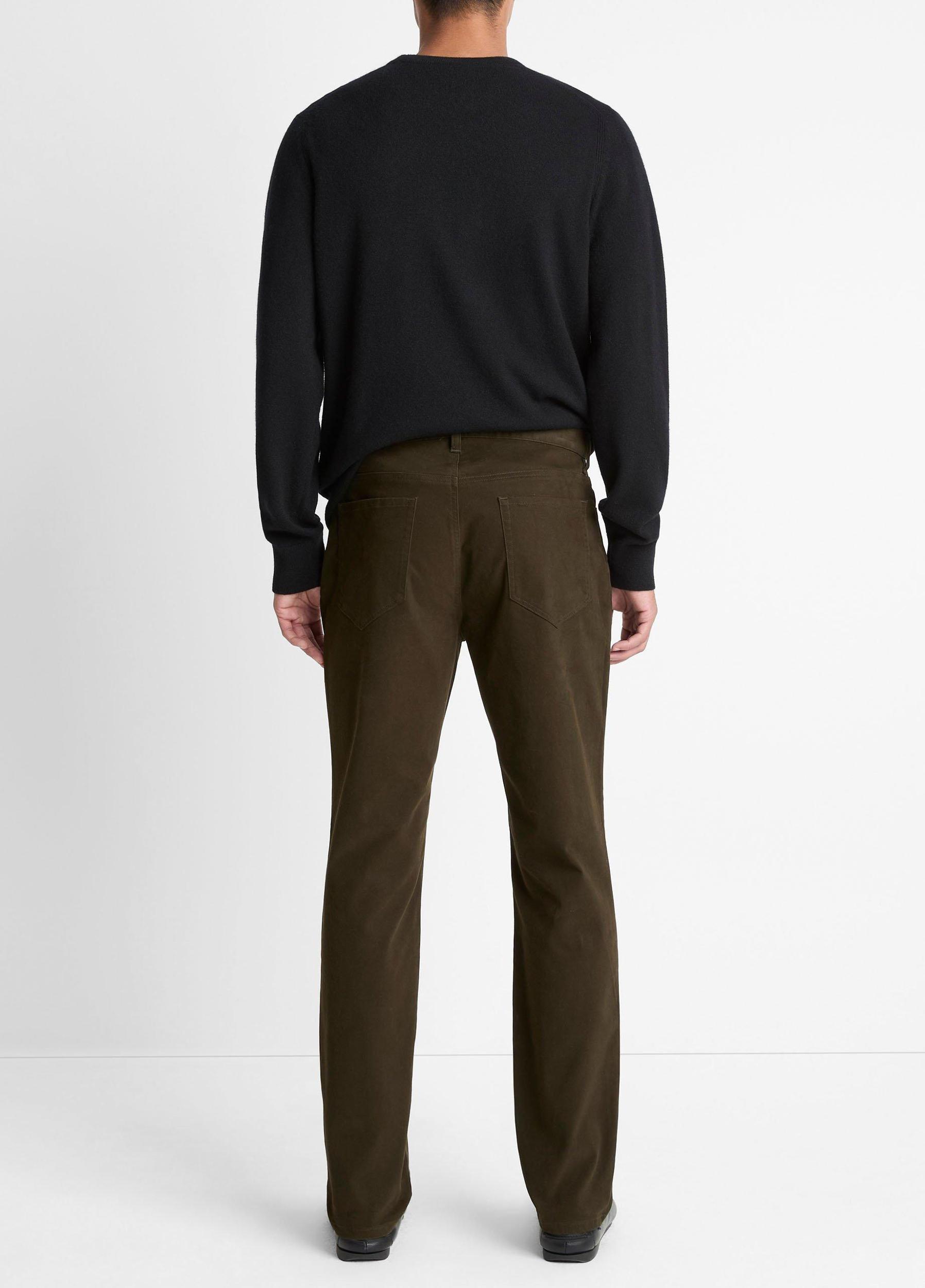 Dylan Slim 5-Pocket Peached Stretch-Cotton Pant Product Image