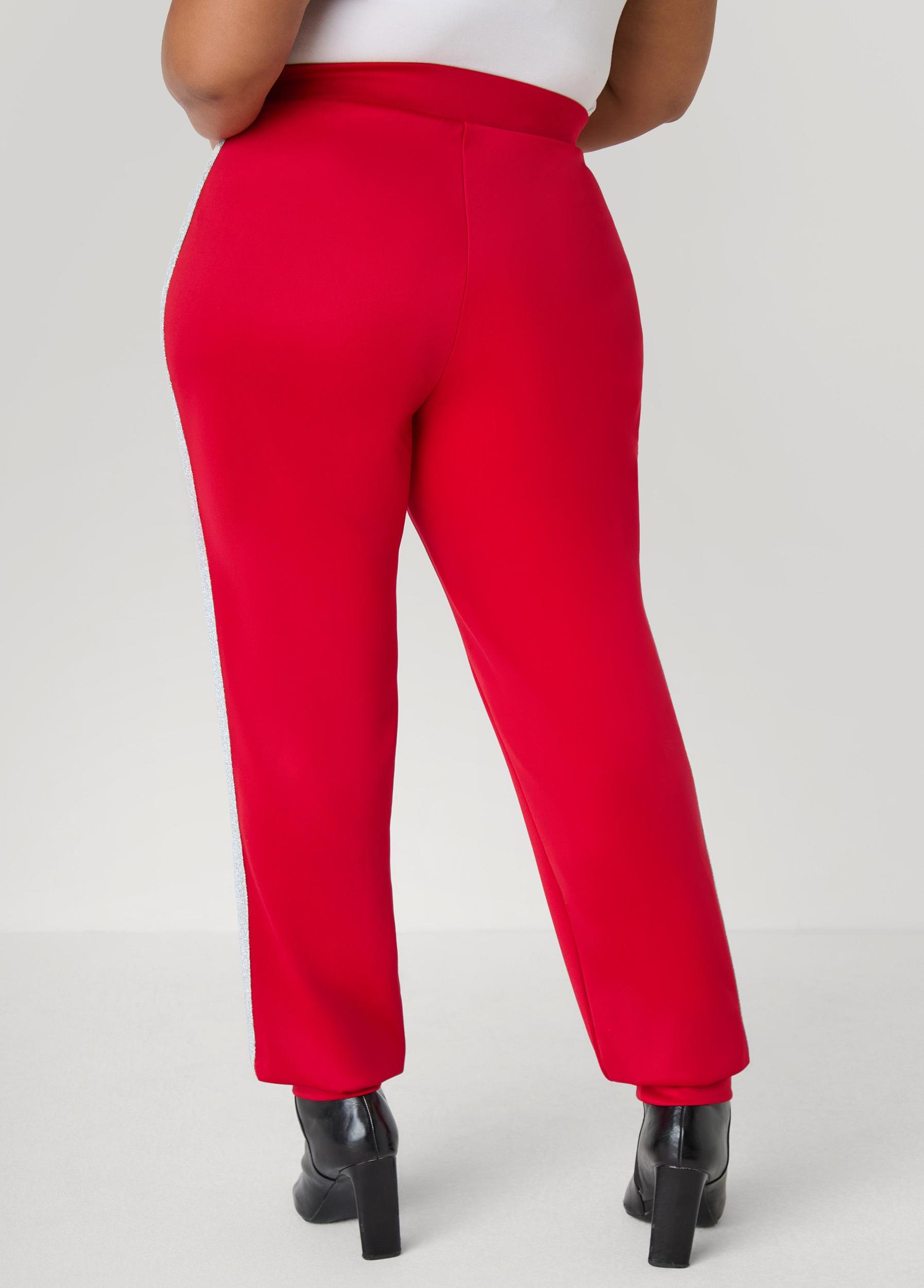 Metallic Paneled Joggers Product Image