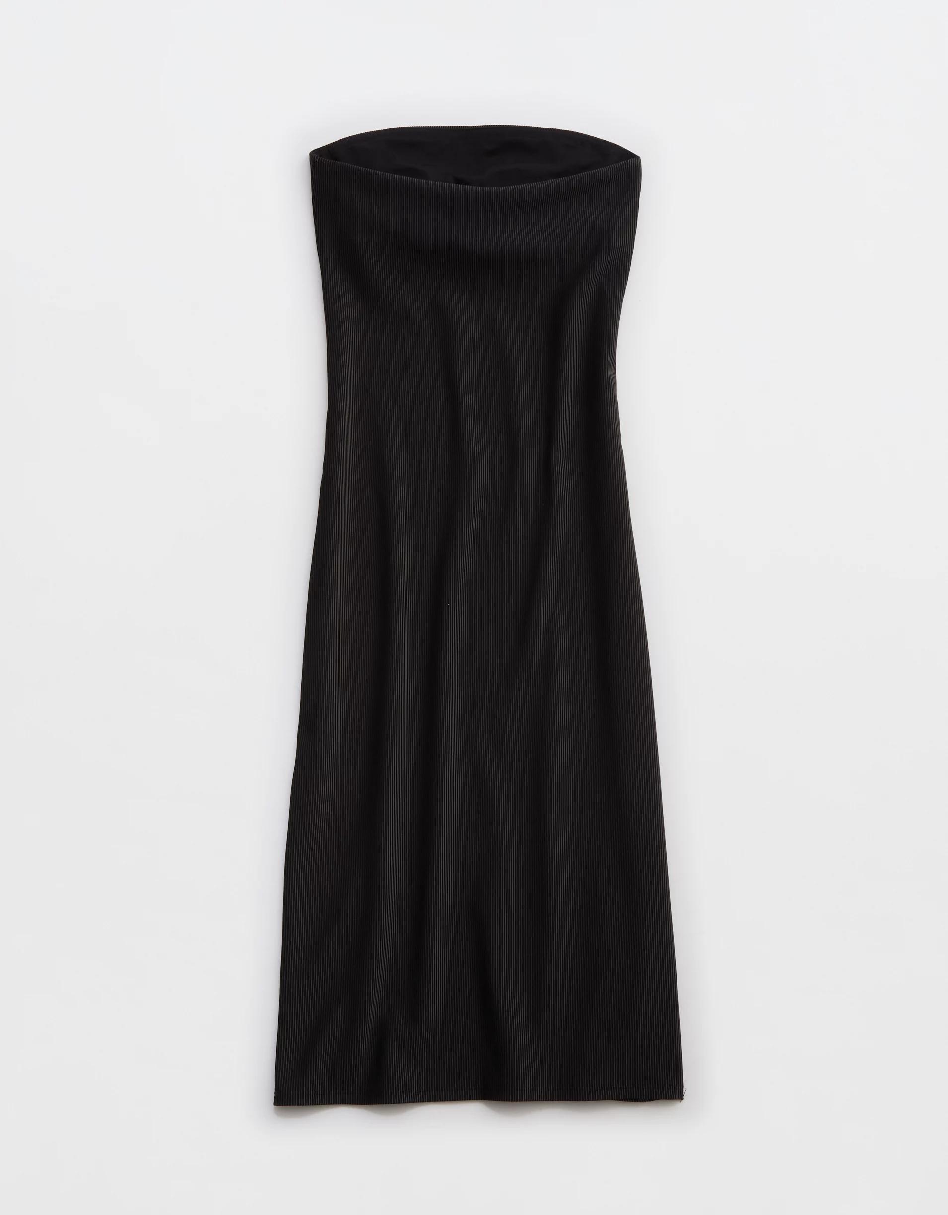 OFFLINE By Aerie Stripe Rib Night Out Midi Tube Dress Product Image