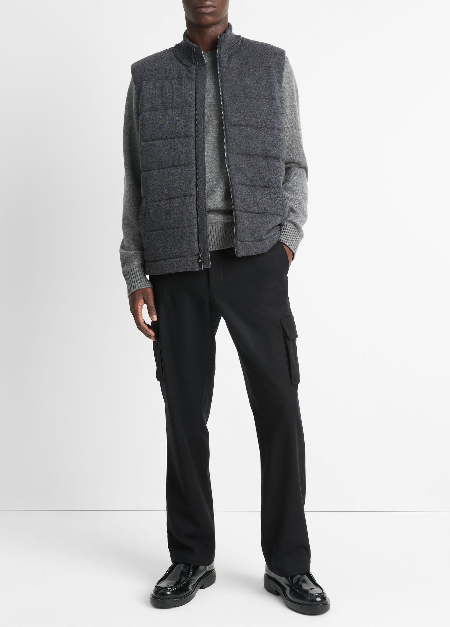 Merino Wool Full-Zip Vest Product Image