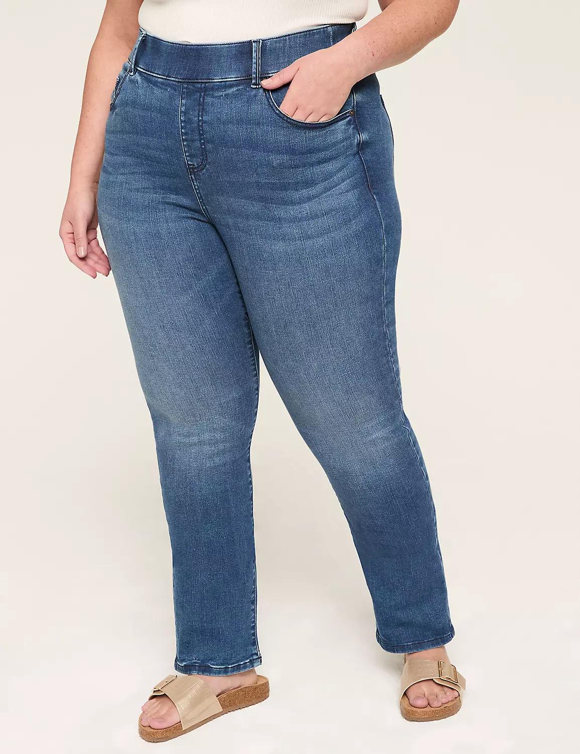 Tighter Tummy Pull-On High-Rise Straight Jean Product Image