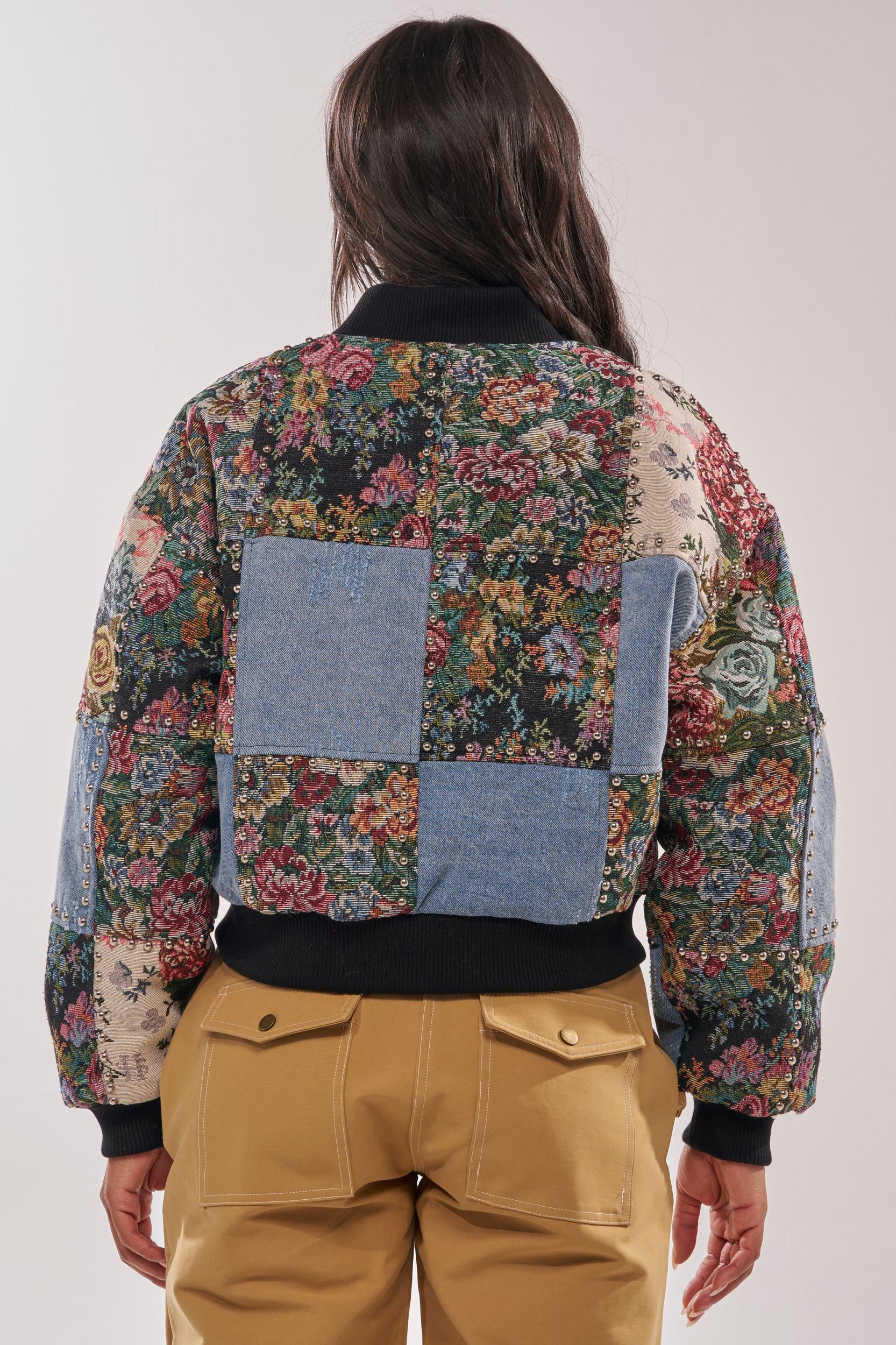 SWEET TALKER PATCHWORK BOMBER Product Image