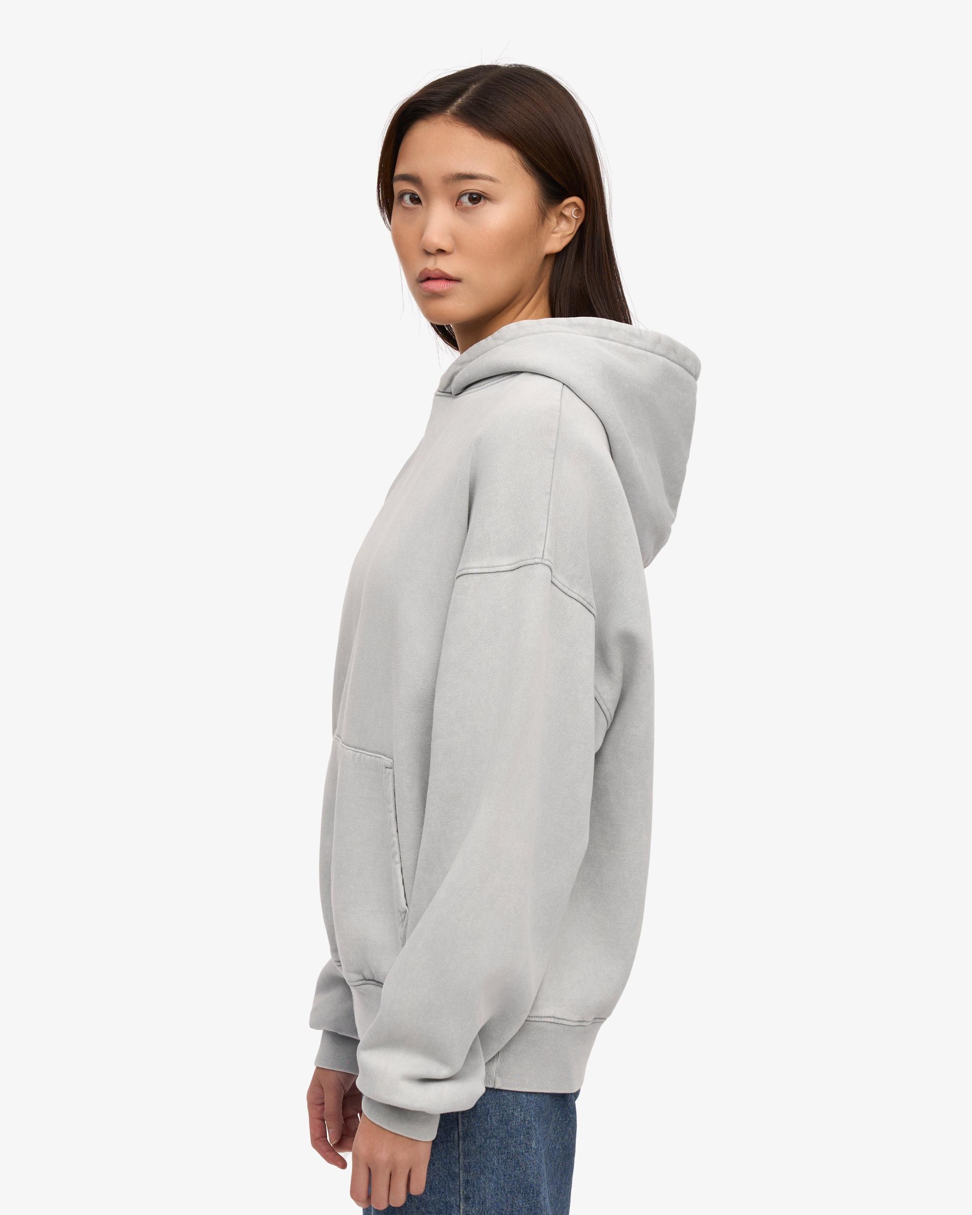 Organic Oversized Hood - Faded Grey Product Image