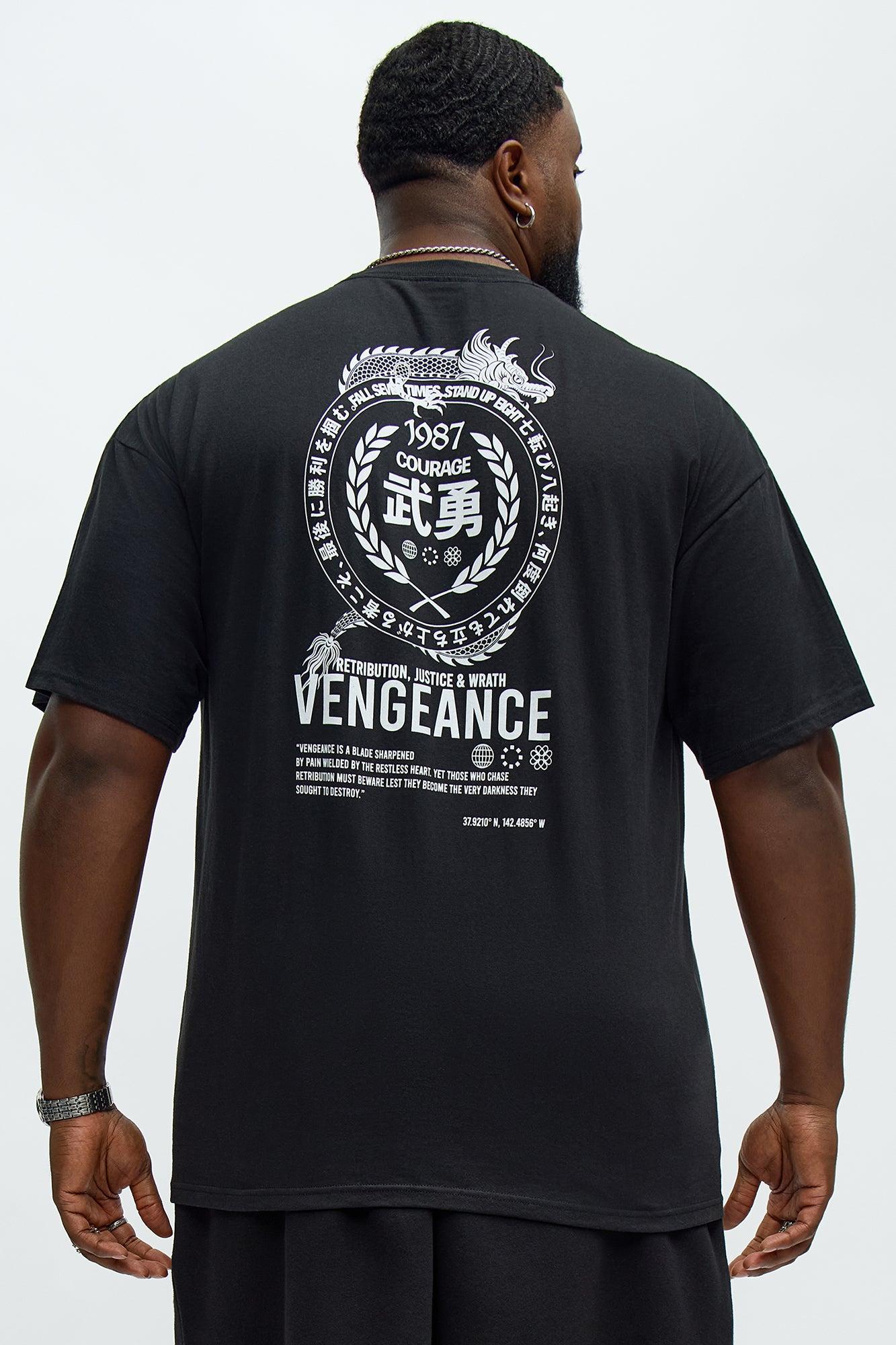 Vengeance Courage 1987 Short Sleeve Tee - Black Male Product Image