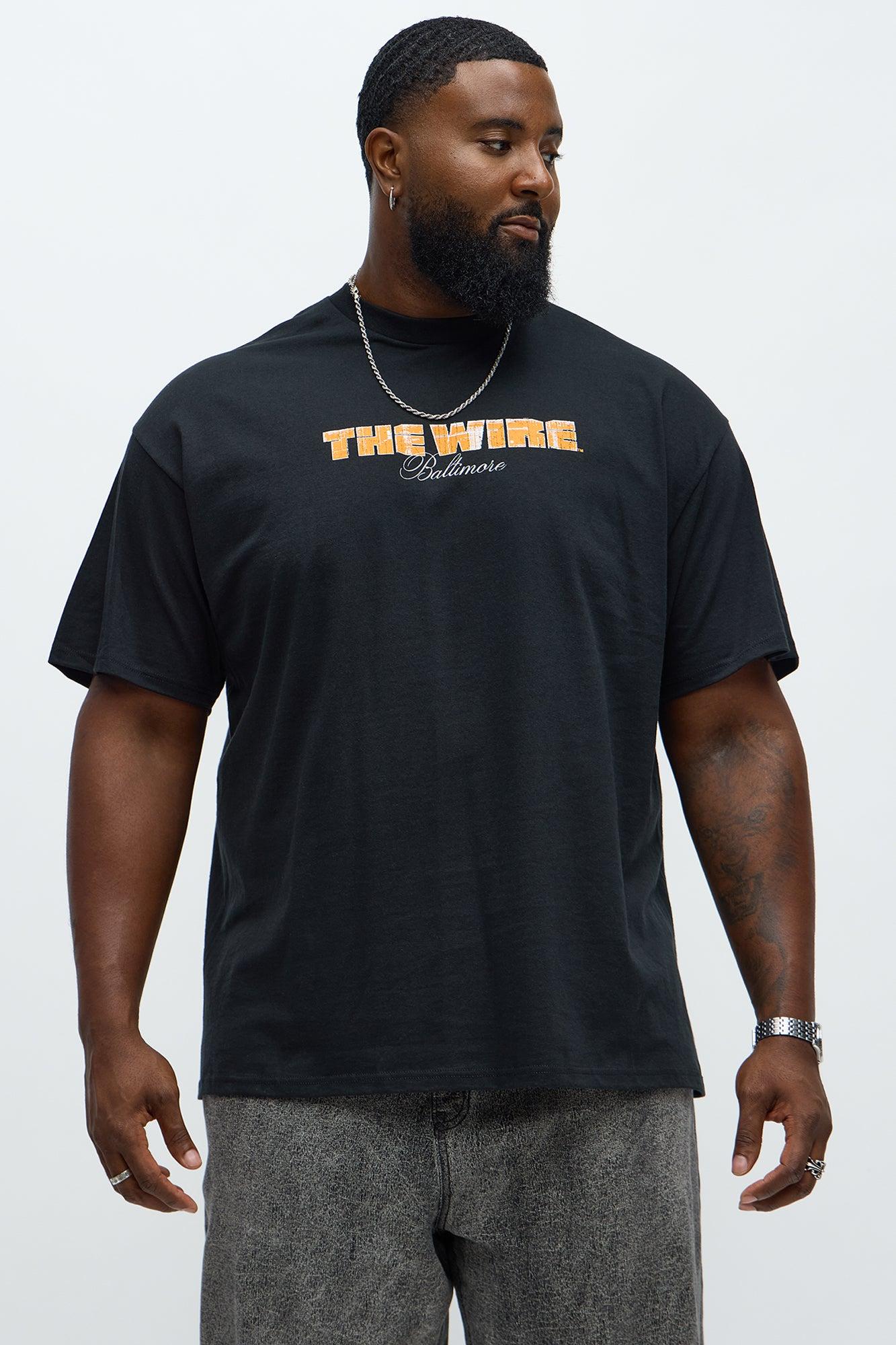 The Wire Short Sleeve Tee - Black Male Product Image