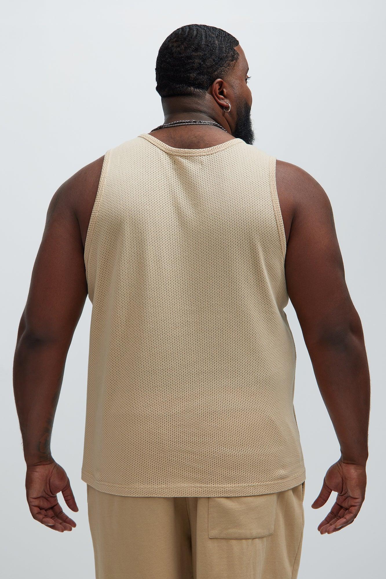 Randall Textured Tank - Tan Product Image