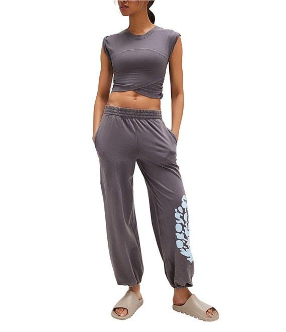 FP Movement Hot Shot Logo Crew Neck Short Sleeve Crossover Hem Coordinating Set Product Image