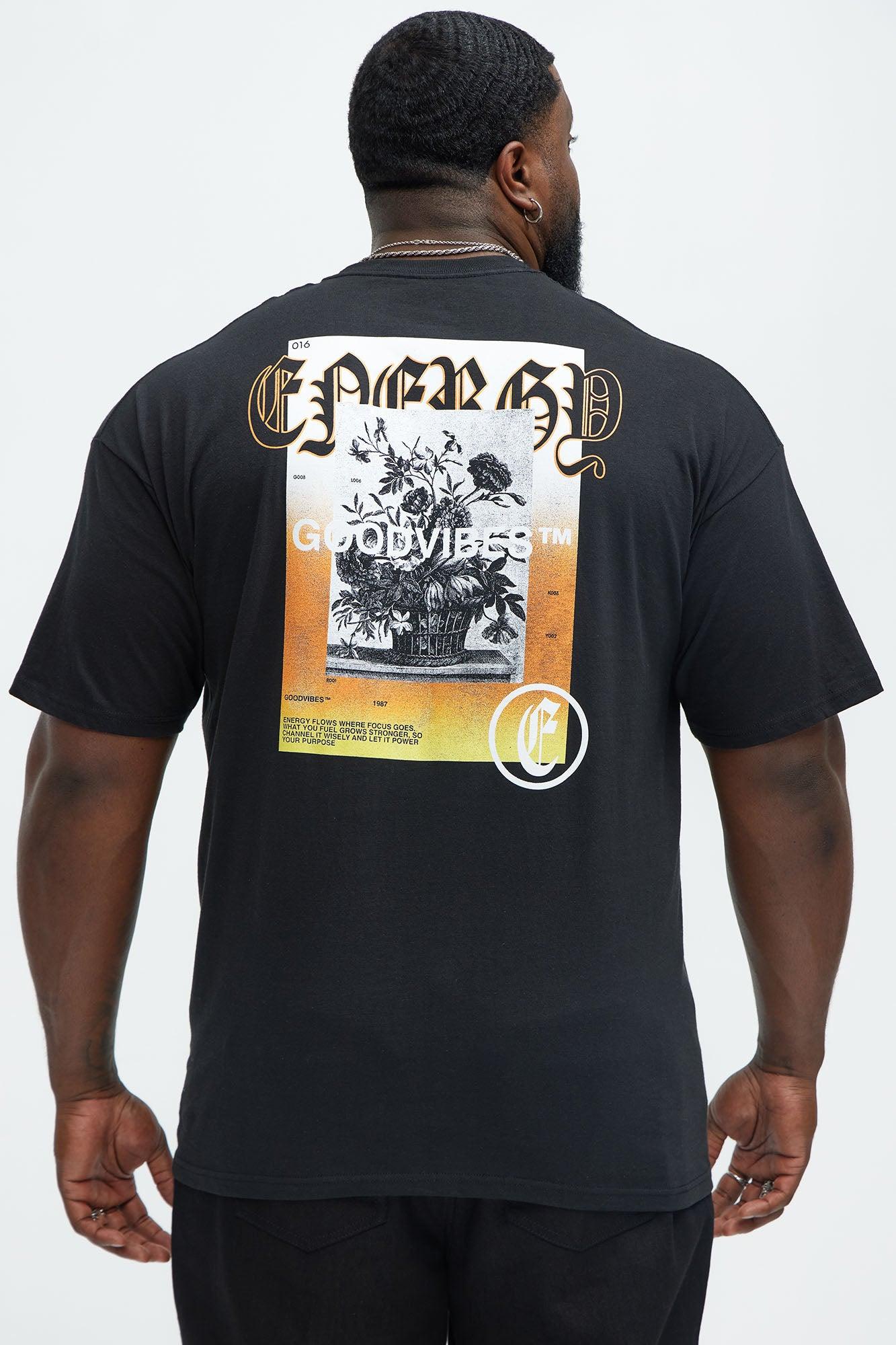 Vibes On Lock Short Sleeve Tee - Black Product Image